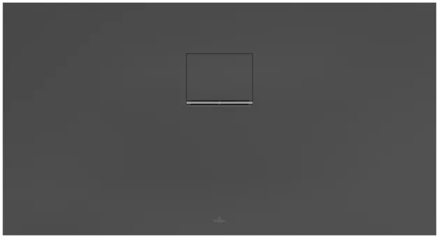 Bild von VILLEROY BOCH Squaro Infinity rechteckige Duschwanne, 1300 x 700 x 40 mm, Anthracite #UDQ1370SQI2IV-1S