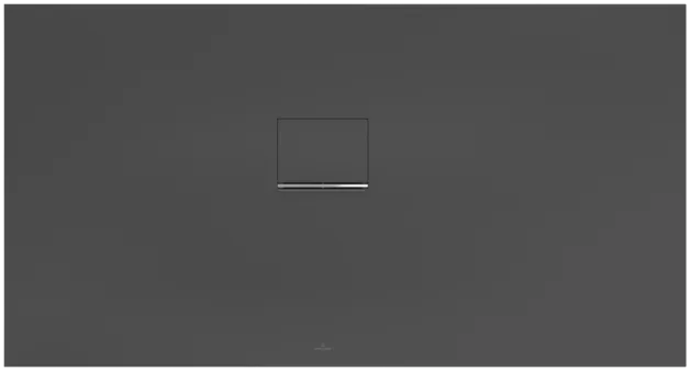 Bild von VILLEROY BOCH Squaro Infinity rechteckige Duschwanne, 1500 x 800 x 40 mm, Anthracite #UDQ1580SQI2LV-1S