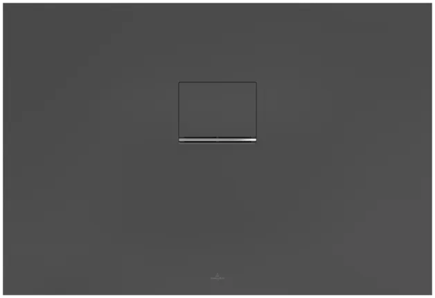 Bild von VILLEROY BOCH Squaro Infinity rechteckige Duschwanne, 1100 x 750 x 40 mm, Anthracite #UDQ1175SQI2IV-1S