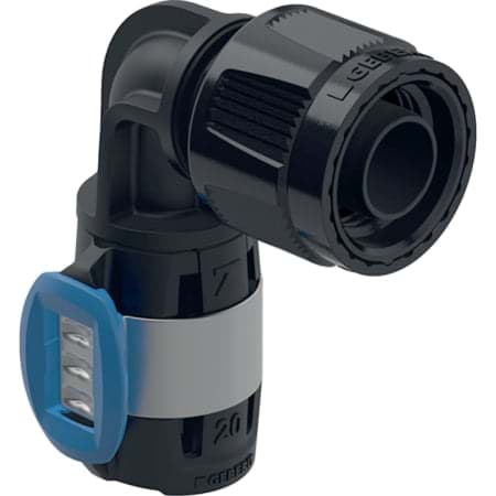 Picture of GEBERIT FlowFit elbow adaptor 90° with MasterFix #620.490.00.1