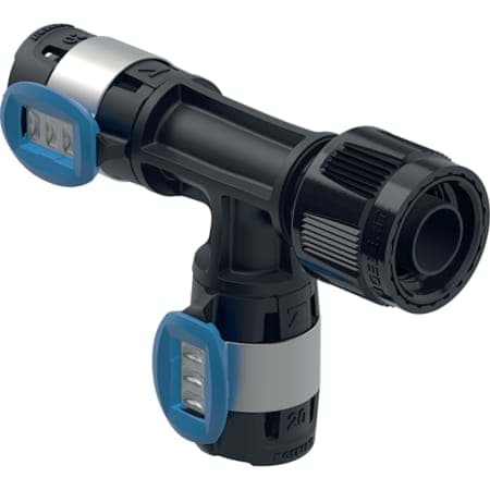 Picture of GEBERIT FlowFit T-piece adaptor with MasterFix, branch fitting #620.780.00.1