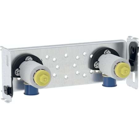 Picture of GEBERIT GIS crossbar for wall-mounted tap, 153 mm, with two water connections #461.740.00.1