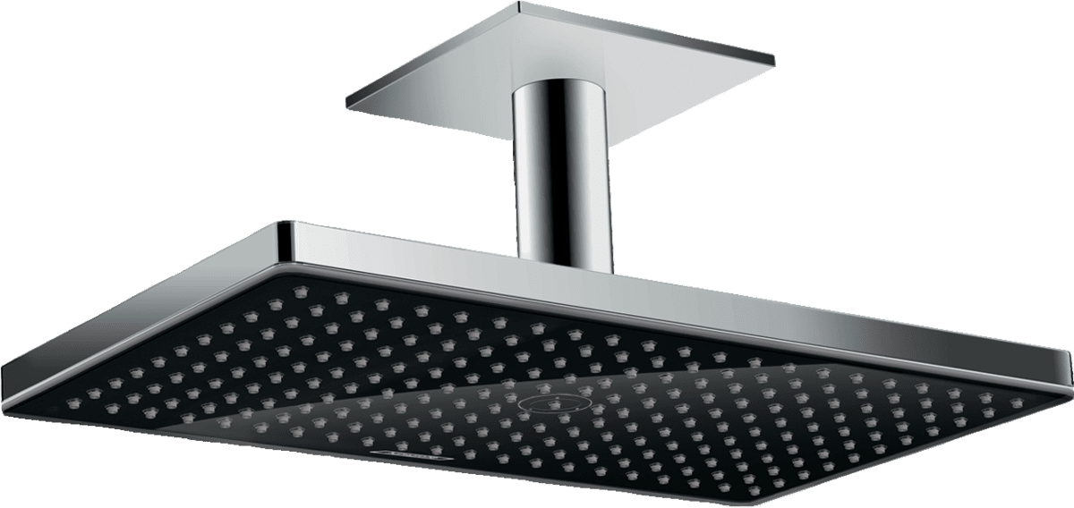Зображення з  HANSGROHE Rainmaker Select Overhead shower 460 1jet with ceiling connector #24002600 - Black/Chrome