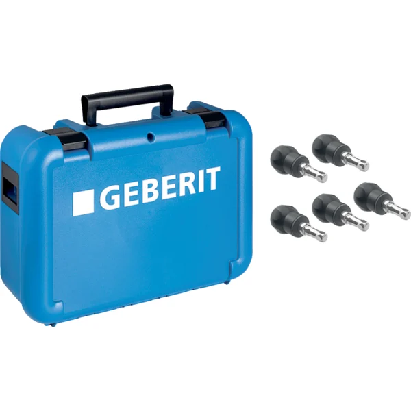Picture of GEBERIT FlowFit case equipped with deburring and calibration tools #655.086.00.1