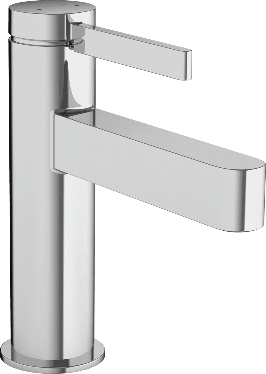 Bild von HANSGROHE Finoris Einhebel-Waschtischmischer 100 mit Push-Open Ablaufgarnitur #76010000 - Chrom