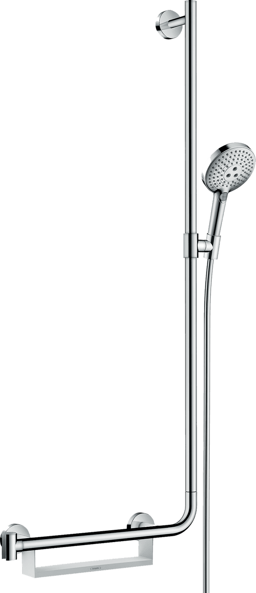 Зображення з  HANSGROHE Raindance Select S Shower set 120 3jet with shower bar 110 cm right #26326000 - Chrome