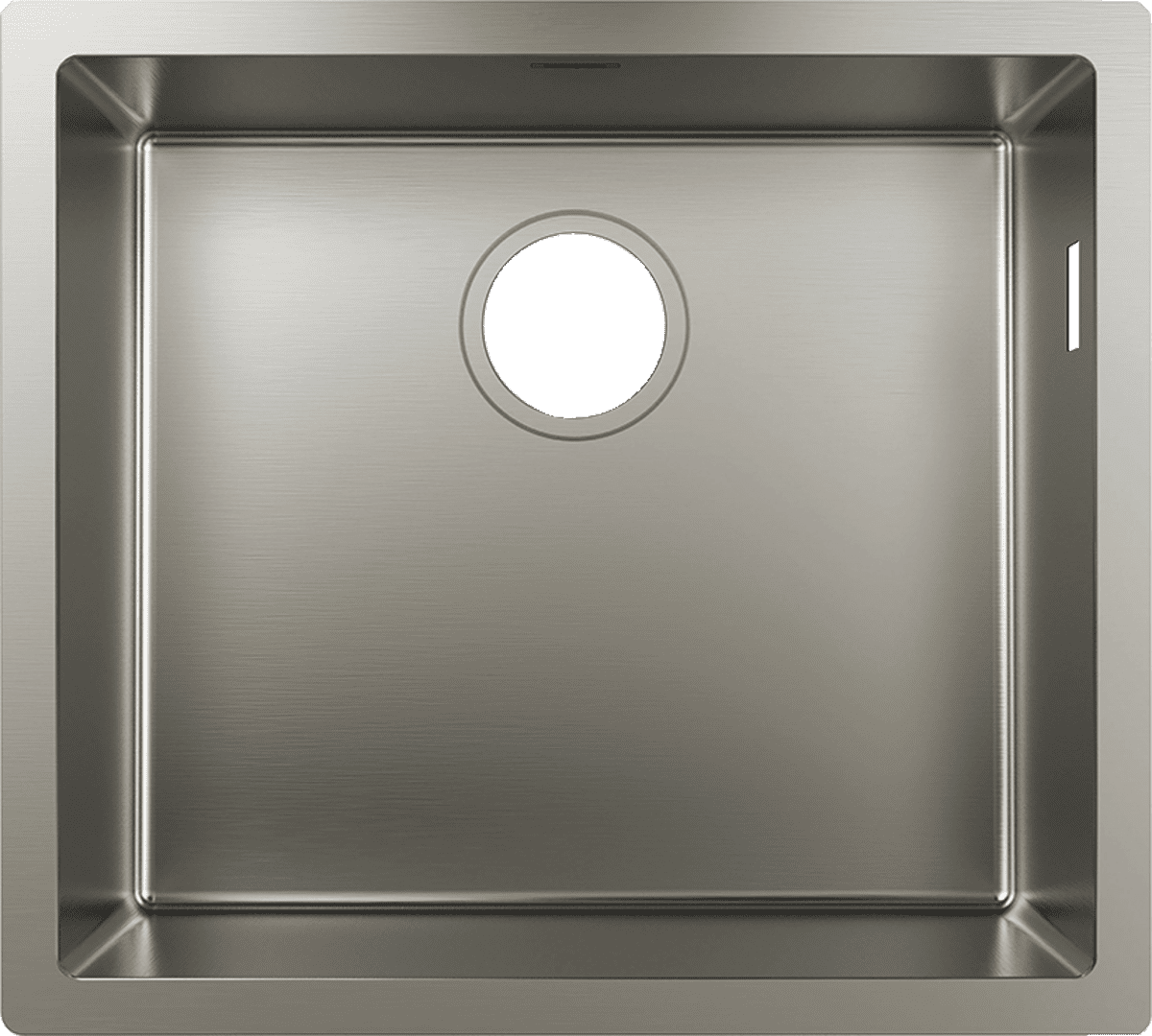 HANSGROHE S71 S719-U500 Unterbauspüle 500 #43427800 - Edelstahl