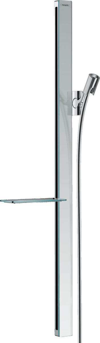 Зображення з  HANSGROHE Unica Shower bar E 90 cm with Isiflex shower hose 160 cm #27640000 - Chrome