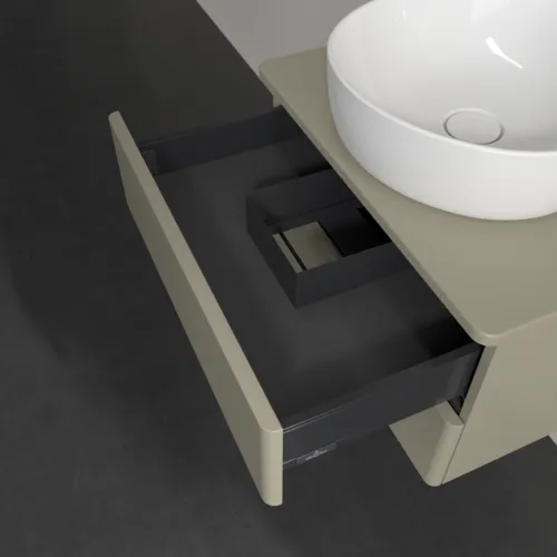 Obrázek VILLEROY BOCH Antao Vanity unit, 2 pull-out compartments, 600 x 360 x 500 mm, Front without structure, Stone Grey Matt Lacquer / Stone Grey Matt Lacquer #K18050HK
