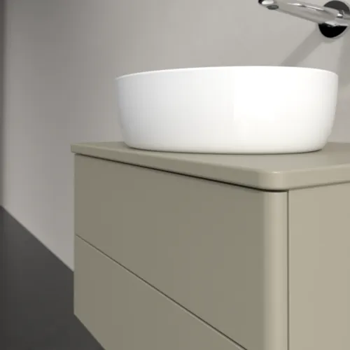 Obrázek VILLEROY BOCH Antao Vanity unit, 2 pull-out compartments, 600 x 360 x 500 mm, Front without structure, Stone Grey Matt Lacquer / Stone Grey Matt Lacquer #K18050HK