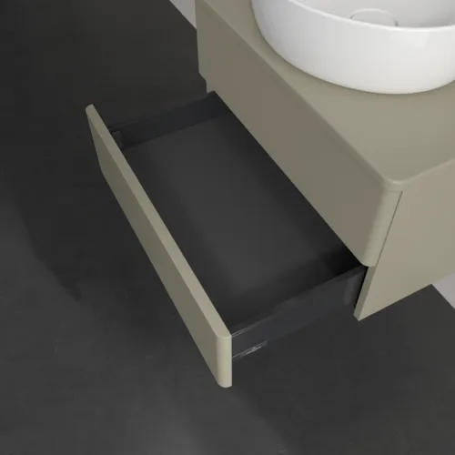 Obrázek VILLEROY BOCH Antao Vanity unit, 2 pull-out compartments, 600 x 360 x 500 mm, Front without structure, Stone Grey Matt Lacquer / Stone Grey Matt Lacquer #K18050HK