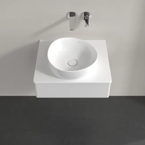 Bild von VILLEROY BOCH Antao Waschbeckenunterschrank, mit Beleuchtung, 1 Auszug, 600 x 190 x 500 mm, Front ohne Struktur, Glossy White Lacquer / Glossy White Lacquer #L07010GF