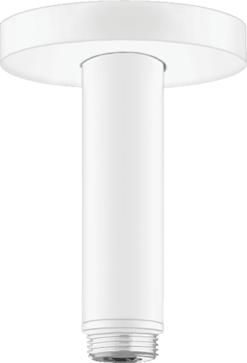 Picture of HANSGROHE Ceiling connector S 10 cm #27393700 - Matt White