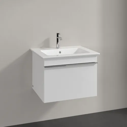 Bild von VILLEROY BOCH Venticello Waschbeckenunterschrank, 1 Auszug, 553 x 420 x 502 mm, Glossy White / Glossy White #A93201DH