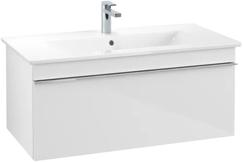 Picture of VILLEROY BOCH Venticello Vanity unit, 1 pull-out compartment, 953 x 420 x 502 mm, Glossy White / Glossy White #A93501DH