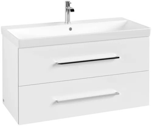 Picture of VILLEROY BOCH Avento Vanity unit, 2 pull-out compartments, 980 x 514 x 484 mm, Crystal White #A89200B4