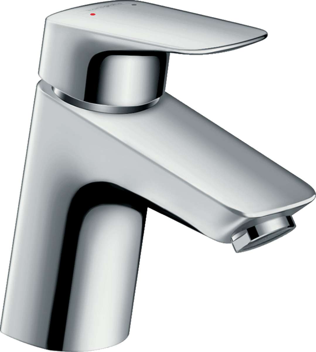 Зображення з  HANSGROHE Logis Single lever basin mixer 70 for LowPressure/vented hot water cylinders with push-open waste set #71074000 - Chrome