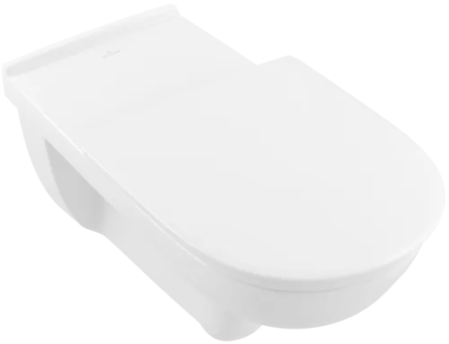 Picture of VILLEROY BOCH ViCare Washdown toilet ViCare, rimless, wall-mounted, with AntiBac, White Alpin AntiBac CeramicPlus #4601R0T2