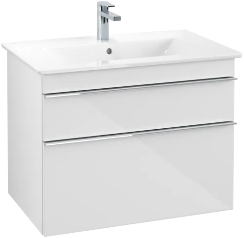 VILLEROY BOCH Venticello Vanity unit, 2 pull-out compartments, 753 x 590 x 502 mm, Glossy White / Glossy White #A92501DH resmi