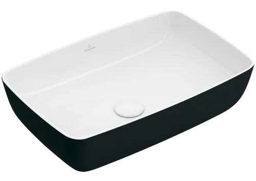 Picture of VILLEROY BOCH Artis Surface-mounted washbasin, 580 x 385 x 130 mm, Coal Black, without overflow #417258BCT8