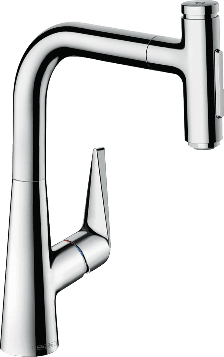 Picture of HANSGROHE Talis Select M51 Single lever kitchen mixer 220, pull-out spray, 2jet, sBox #73868000 - Chrome