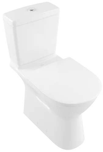 εικόνα του VILLEROY BOCH ViCare Washdown toilet for close-coupled WC-suite, rimless ViCare, floor-standing, White Alpin CeramicPlus #4620R0R1