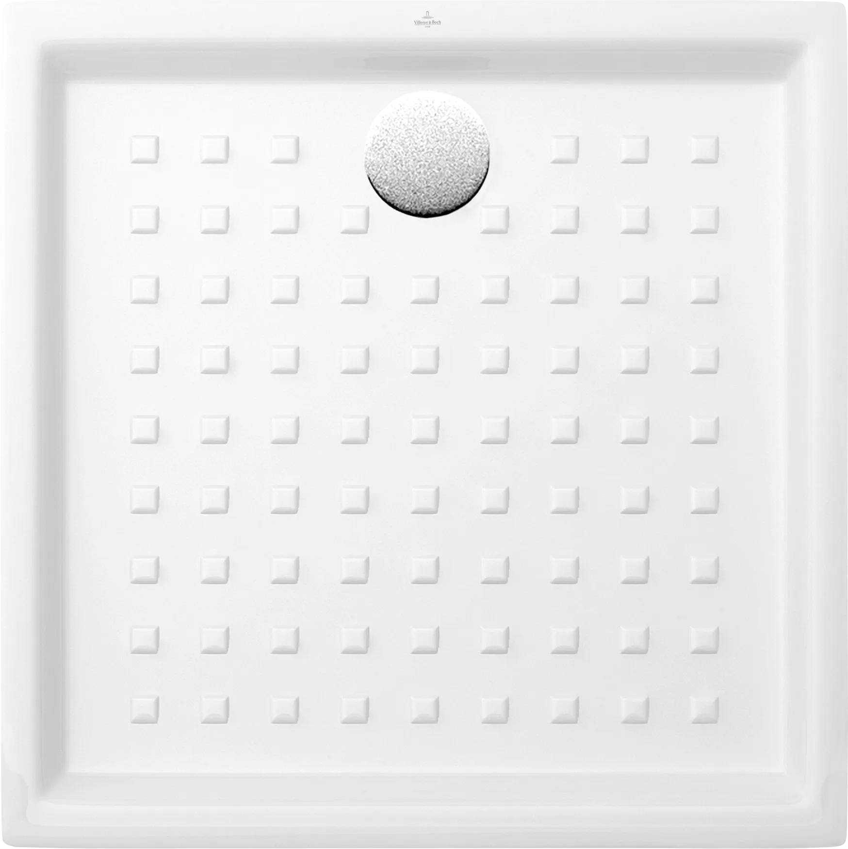 Picture of VILLEROY BOCH O.novo square shower tray, 1000 x 1000 x 60 mm, white Alpine #60601001