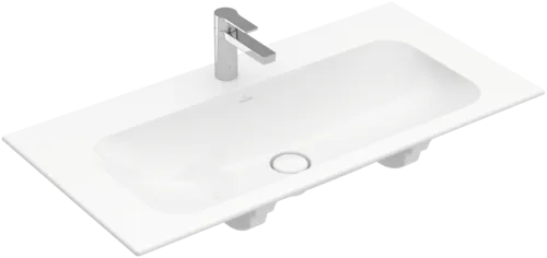 Picture of VILLEROY BOCH Finion Vanity washbasin, 1000 x 500 x 160 mm, White Alpin CeramicPlus, without overflow, unground #4164A2R1