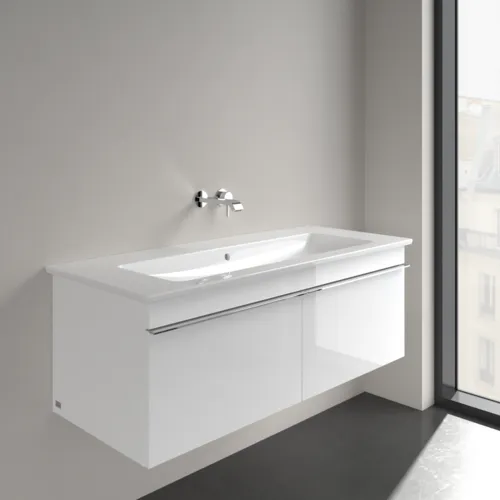 Bild von VILLEROY BOCH Venticello Schrankwaschtisch, 1200 x 500 x 175 mm, Weiß Alpin CeramicPlus, mit Überlauf #4104CJR1