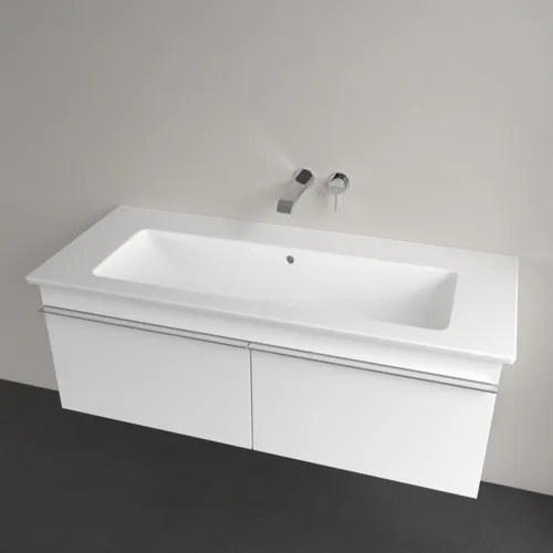 Bild von VILLEROY BOCH Venticello Schrankwaschtisch, 1200 x 500 x 175 mm, Weiß Alpin CeramicPlus, mit Überlauf #4104CJR1