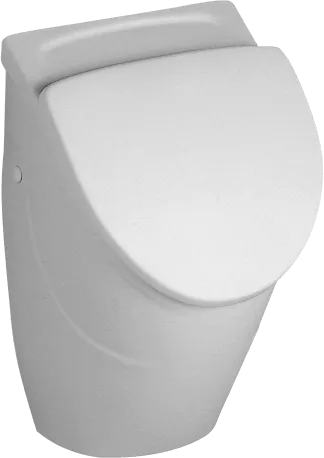 Bild von VILLEROY BOCH O.novo Absaug-Urinal Compact, für Deckel, mit Zielobjekt, Zulauf verdeckt, 290 x 245 mm, Weiß Alpin #75570601