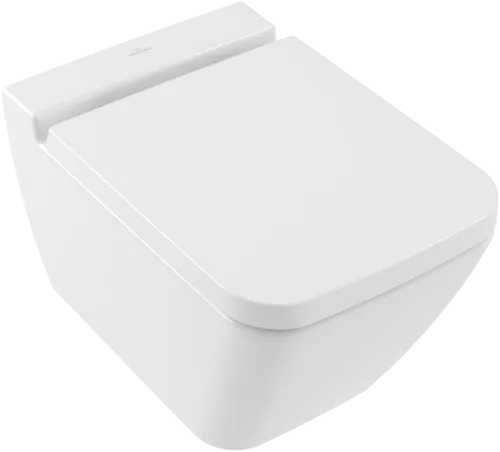 εικόνα του VILLEROY BOCH Finion Washdown toilet, rimless, wall-mounted, White Alpin CeramicPlus #4664R0R1