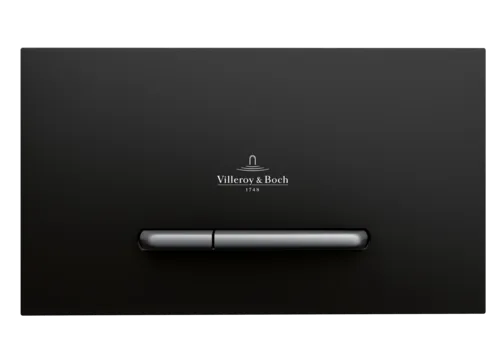 Obrázek VILLEROY BOCH Instalační systémy ViConnect WC ovládací deska 300S, 2-splachovací, černá matná #922169AN