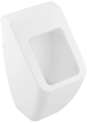 Picture of VILLEROY BOCH Venticello Siphonic urinal, without cover, concealed water inlet, 285 x 320 mm, White Alpin CeramicPlus #5504R0R1