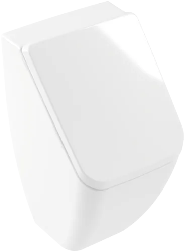 Picture of VILLEROY BOCH Venticello Siphonic urinal, for cover, concealed water inlet, 285 x 320 mm, White Alpin CeramicPlus #5504R1R1