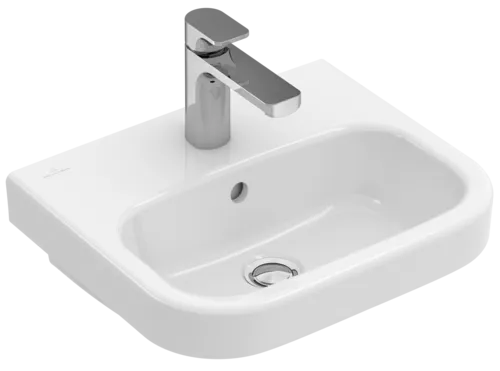 Зображення з  VILLEROY BOCH Architectura Handwashbasin, 500 x 380 x 150 mm, White Alpin CeramicPlus, with overflow #437350R1
