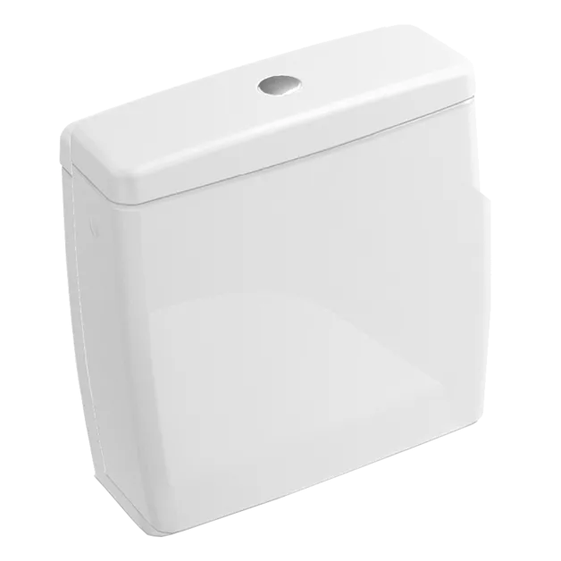 Зображення з  VILLEROY BOCH O.novo cistern, lateral or rear inlet, white Alpin CeramicPlus #5788S1R1