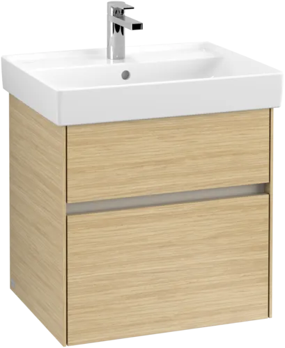 Picture of VILLEROY BOCH Collaro Vanity unit, 2 pull-out compartments, 554 x 546 x 444 mm, Nordic Oak #C00800VJ
