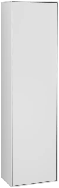 Picture of VILLEROY BOCH Finion Tall cabinet, 1 door, 418 x 1516 x 270 mm, White Matt Lacquer #F49000MT