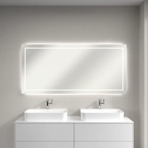 Bild von VILLEROY BOCH Finion Spiegel, mit Beleuchtung, 1600 x 750 x 45 mm #G6001600