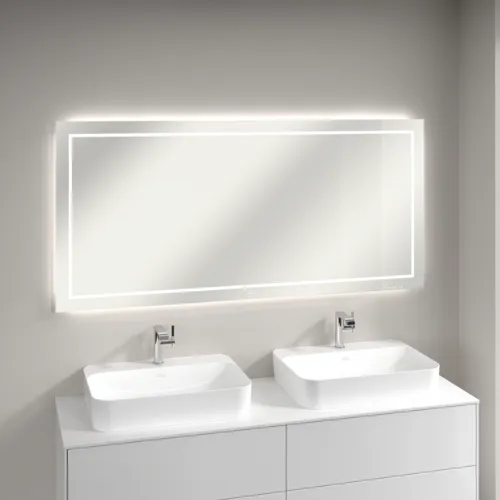 Bild von VILLEROY BOCH Finion Spiegel, mit Beleuchtung, 1600 x 750 x 45 mm #G6001600