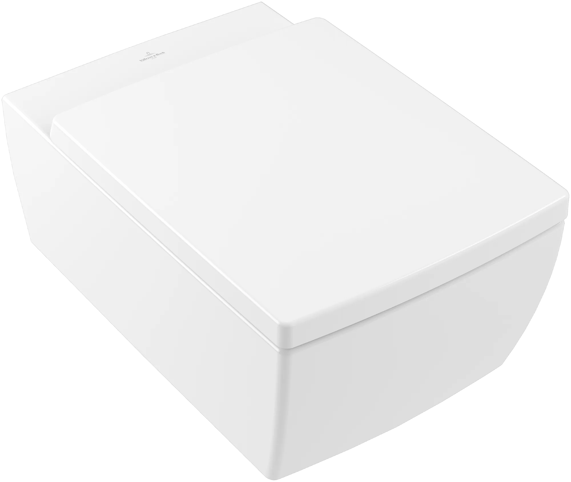 Зображення з  VILLEROY BOCH Memento 2.0 Washdown toilet, rimless, wall-mounted, White Alpin CeramicPlus #4633R0R1