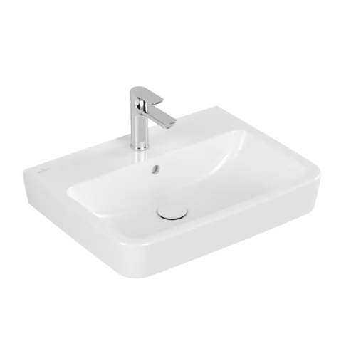 Picture of VILLEROY BOCH O.novo Washbasin, 600 x 460 x 175 mm, White Alpin, with overflow #4A416001