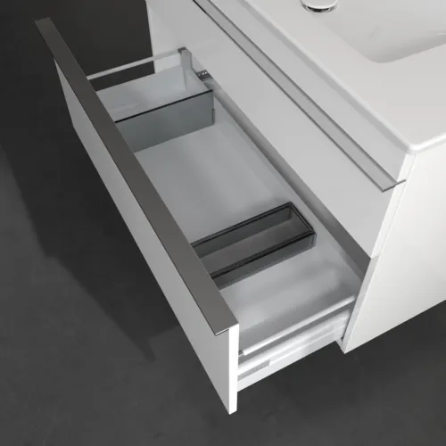 Bild von VILLEROY BOCH Venticello Waschbeckenunterschrank, 2 Auszüge, 953 x 590 x 502 mm, Glossy White / Glossy White #A92601DH