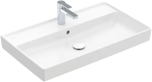 Picture of VILLEROY BOCH Collaro Vanity washbasin, 800 x 465 x 160 mm, White Alpin, with overflow #4A338001