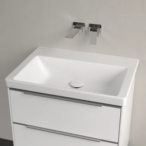 Bild von VILLEROY BOCH Subway 3.0 Waschbecken, 650 x 470 x 165 mm, Weiß Alpin CeramicPlus, ohne Überlauf #4A7068R1