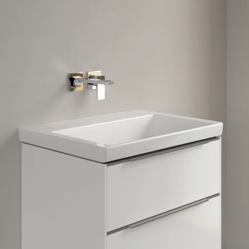 Bild von VILLEROY BOCH Subway 3.0 Waschbecken, 650 x 470 x 165 mm, Weiß Alpin CeramicPlus, ohne Überlauf #4A7068R1