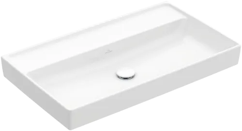 Picture of VILLEROY BOCH Collaro Vanity washbasin, 800 x 465 x 160 mm, White Alpin, without overflow #4A338301