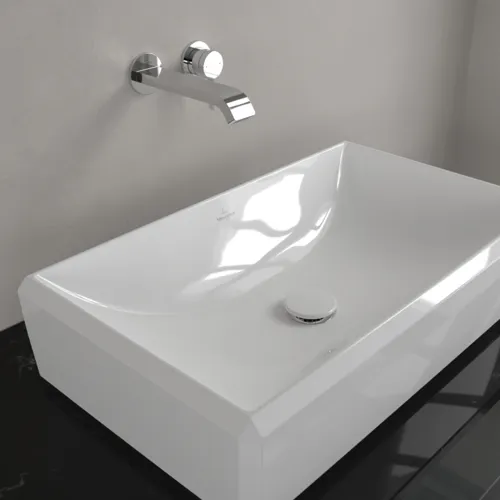 Bild von VILLEROY BOCH Antheus Aufsatzwaschbecken, 645 x 390 x 150 mm, Weiß Alpin CeramicPlus, ohne Überlauf #4A1065R1