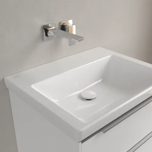 Bild von VILLEROY BOCH Subway 3.0 Waschbecken, 600 x 470 x 165 mm, Weiß Alpin, ohne Überlauf #4A706301